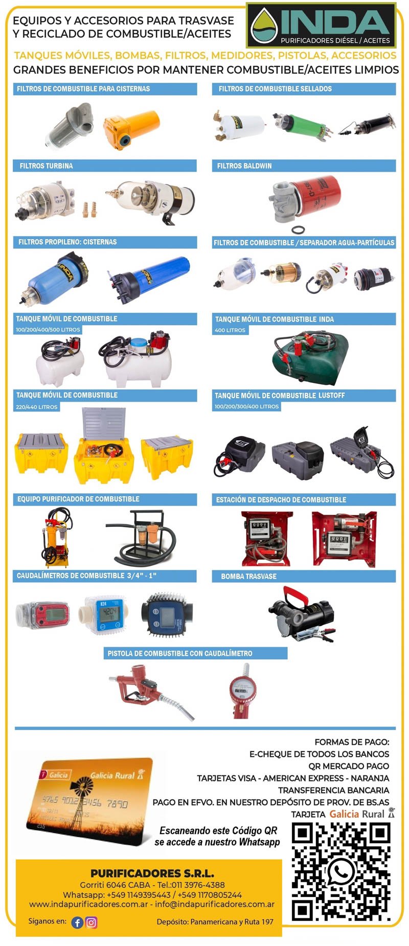 Nuevo Código QR INDA Purificadores