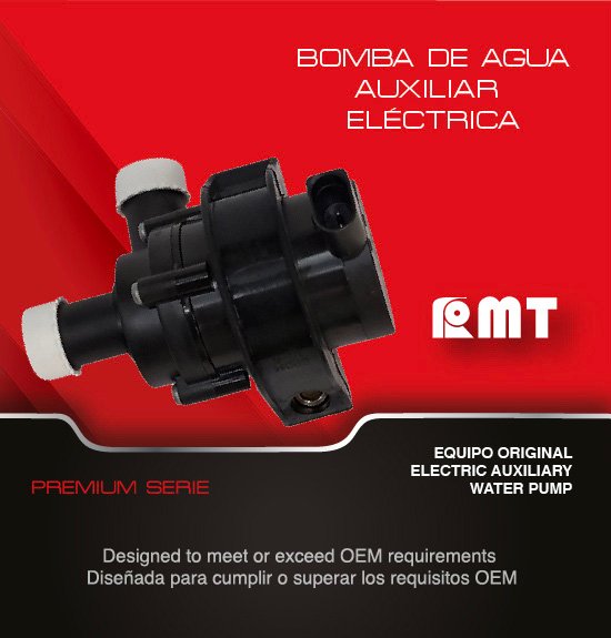 Bombas de agua auxiliar eléctrica RMT