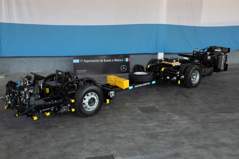 Chasis Mercedes-Benz exportados a México