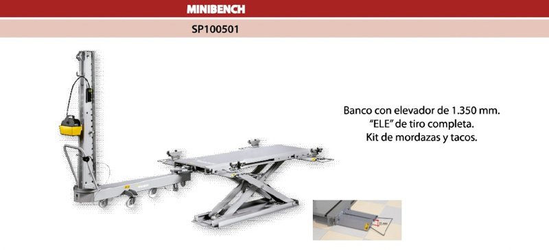 Banco de estirado Minibench