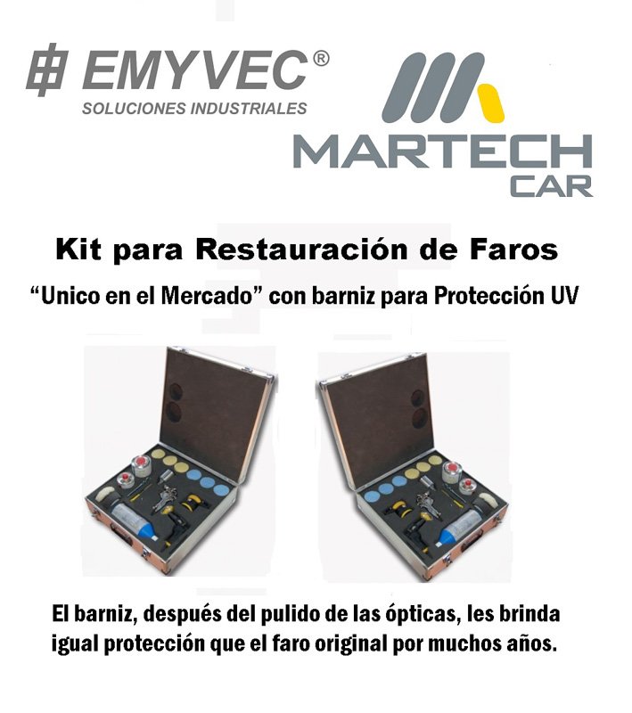 EMYVEC, Kit para Restauración de Faros