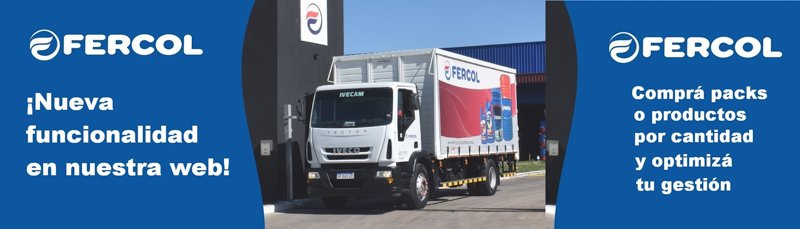 Fercol Lubricantes mejora su tienda online con packs