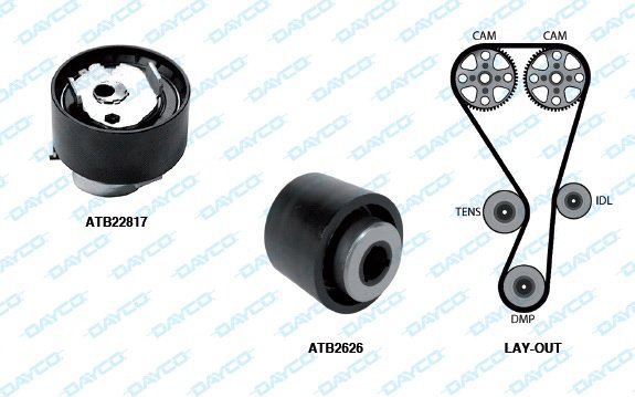 Dayco: Kit de distribución KBIO14