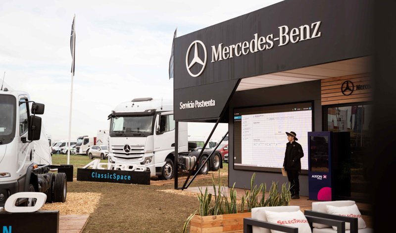Mercedes-Benz presentó su oferta para el agro