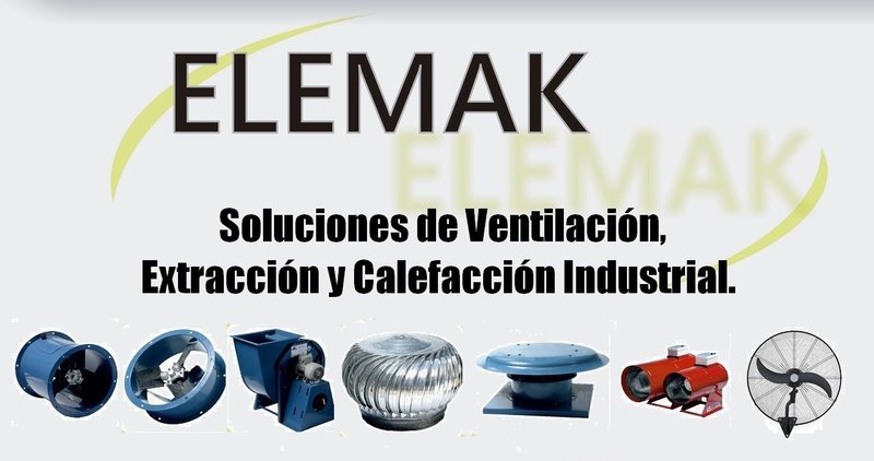 Extractores centrífugos industriales ELEMAK