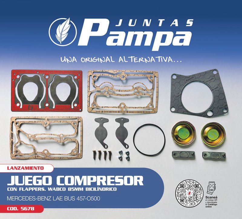 Juntas Pampa: Juego Compresor Wabco 85MM LAE