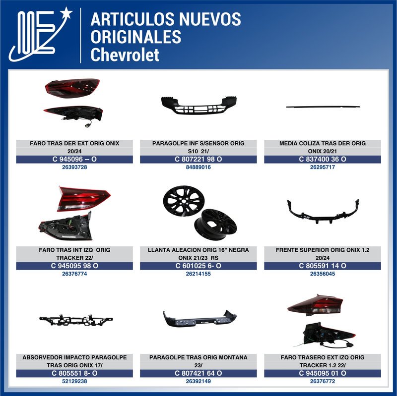 Expoyer amplía su línea de repuestos Chevrolet