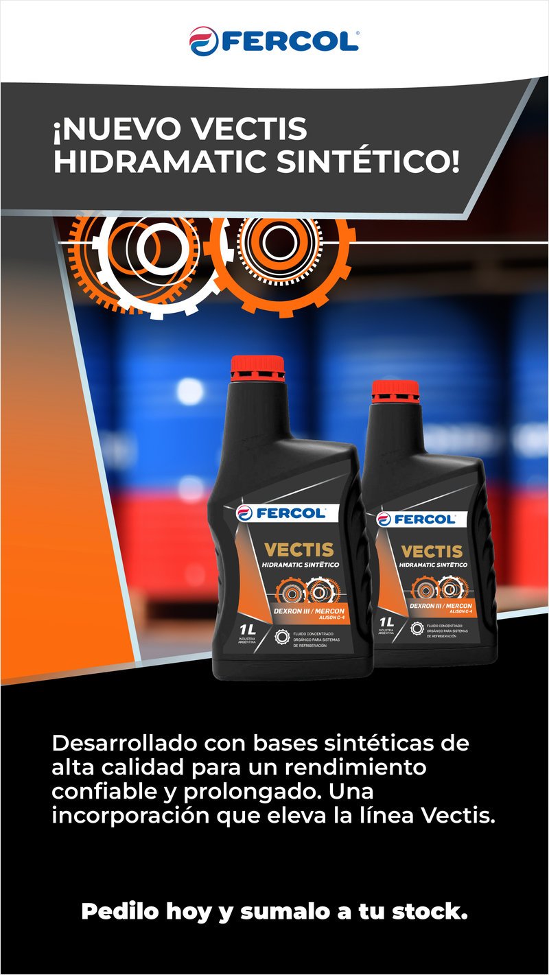 Renovación línea Vectis con Hidramatic Sintético DIII