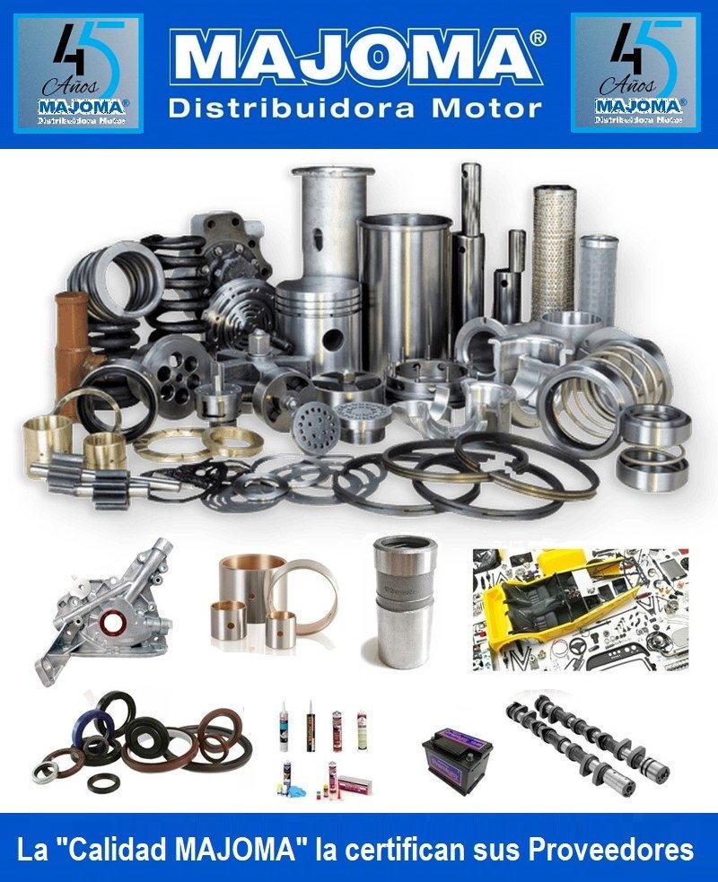 MAJOMA, 45 Años comercializando Repuestos para Motores 