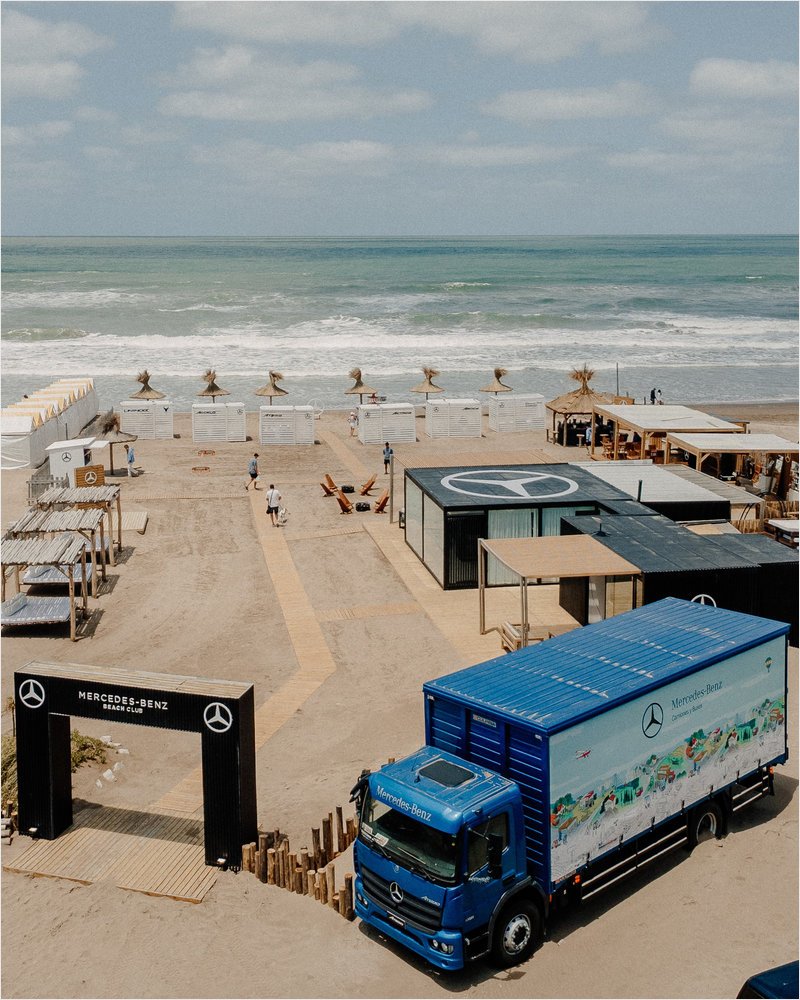 Mercedes-Benz Beach Club presentó moda y lifestyle