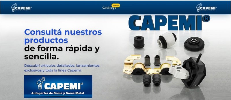 Catálogo de autopartes de goma CAPEMI