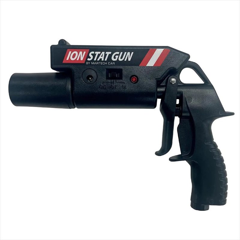 Pistola estática controla carga en pintado automotor