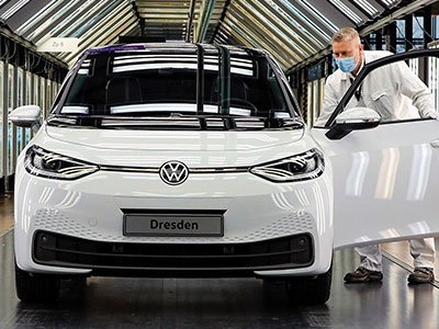 El ID.3 eléctrico de Volkswagen, en Dresde