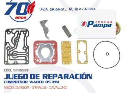 Juego de reparación compresor Wabco 85 MM