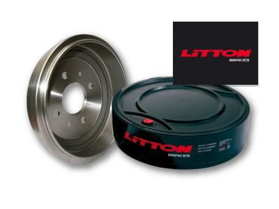 Litton: Campana de freno y zapatas en detalle