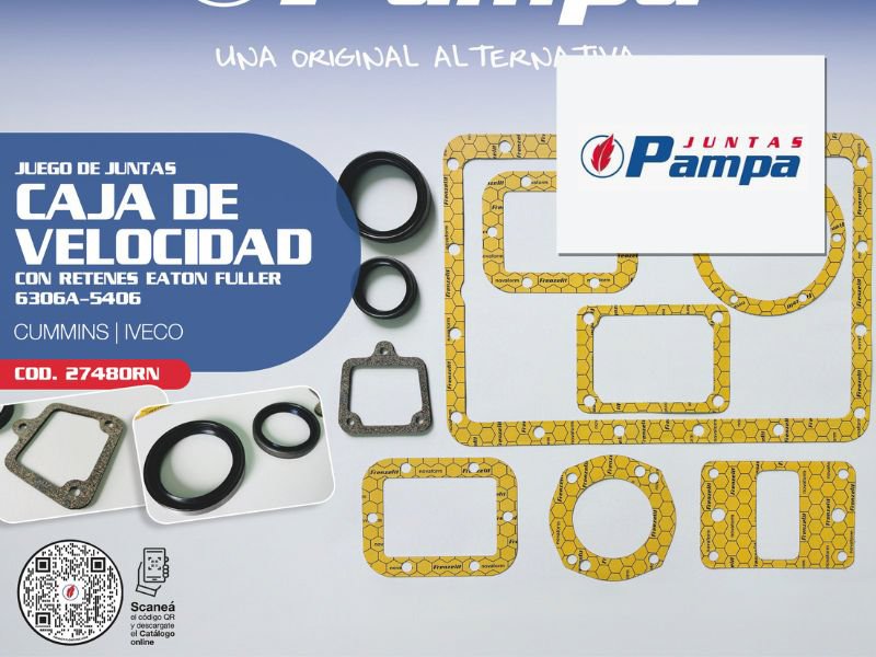 Juntas Pampa presenta juego de juntas de velocidad