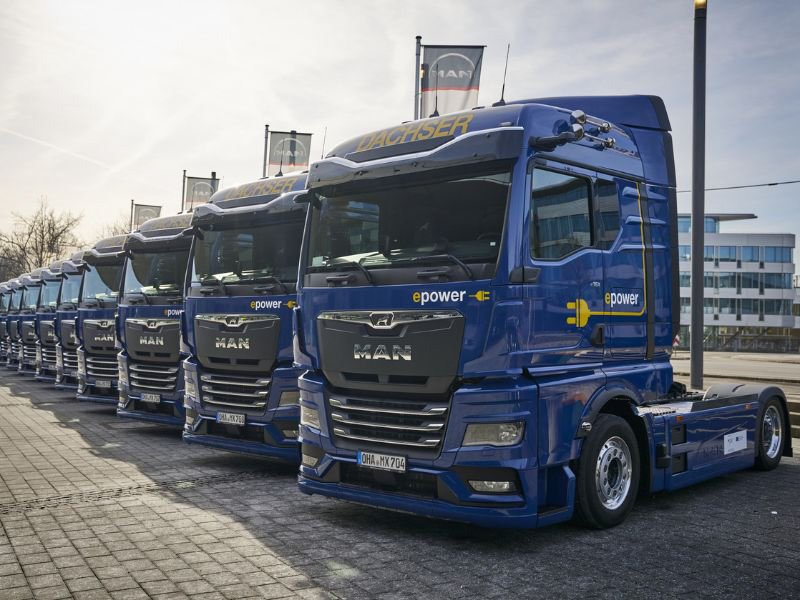 Informe sobre los camiones MAN eTGX eléctricos
