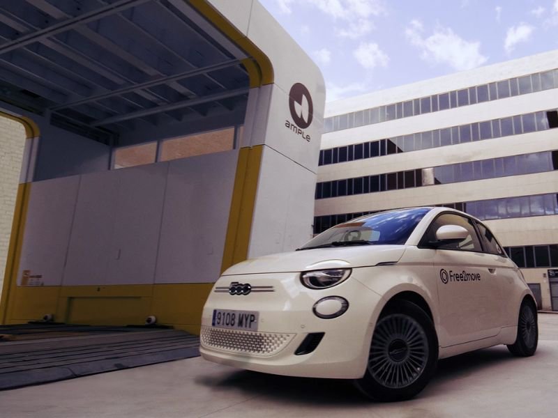 Fiat prueba baterías intercambiables con Ample