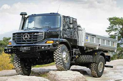 Mercedes Benz Zetros con tracción integral