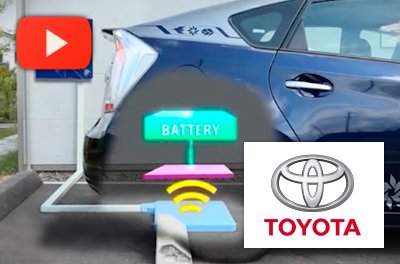 Sabía Usted: nuevo sistema de carga inalámbrico Toyota para vehículos con motor eléctrico
