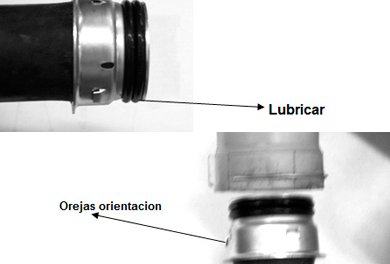 Acople rápidometálico radiador Peugeot 306