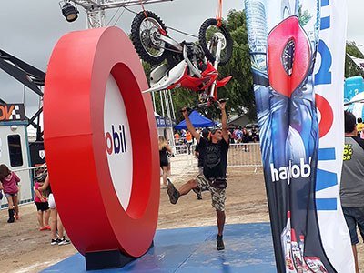 Mobil también estuvo presente en el Enduro de Verano