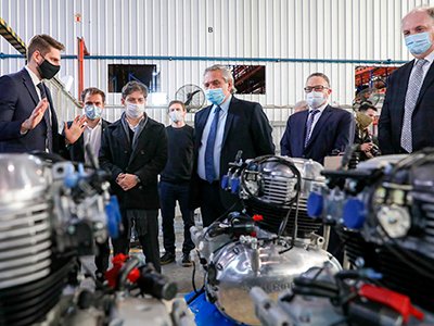 Argentina, primer país en producir una moto emblemática fuera de su casa matriz