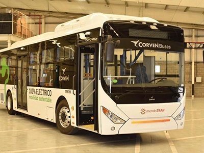 Los buses eléctricos Corven llegan a Mendoza