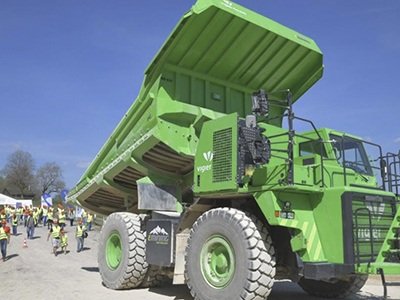 El camión eléctrico más grande del mundo